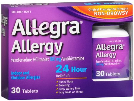 Allegra Allergy 180 mg Tablets 24 Hour For Sale