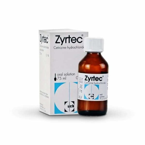 Zyrtec Oral Solution 75ml Kids 1mg ml Discount