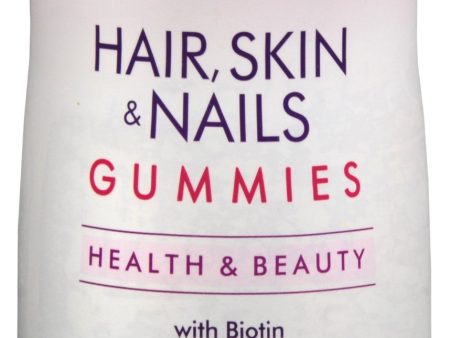 Nature s Bounty Optimal Solutions Hair, Skin & Nails With Biotin Strawberry Flavored Gummies Online Hot Sale