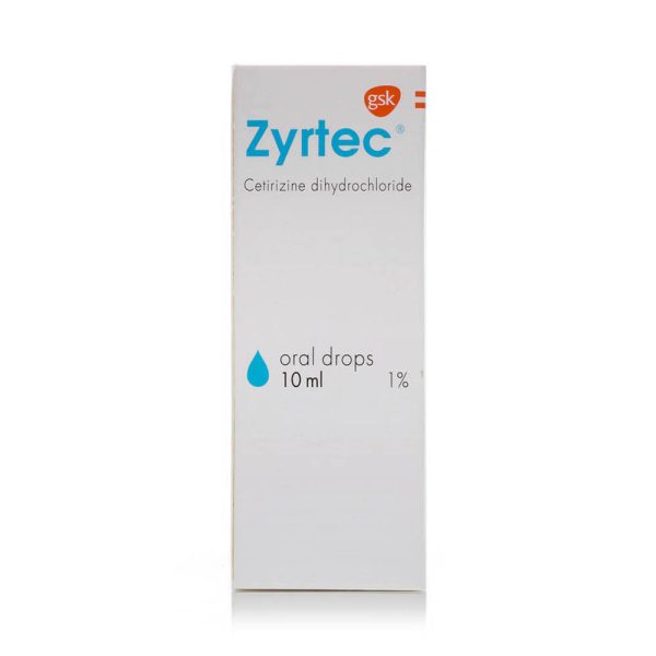 Zyrtec Oral Drops 10ml Supply