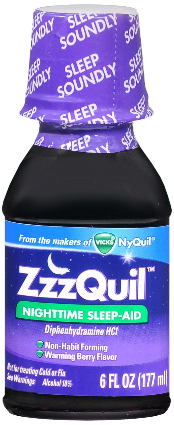 ZzzQuil Liquid Warming Berry Flavor Discount