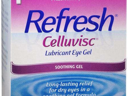 REFRESH Celluvisc Lubricant Eye Gel Single-Use Containers Fashion