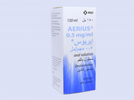 AERIUS 0.5MG ML ORAL SOLUTION 150ML For Sale