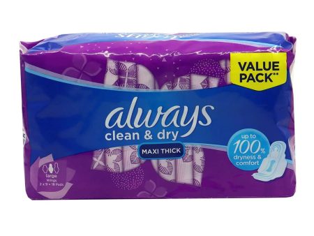 ALWAYS MAXI SANITARY PADS 18S For Sale