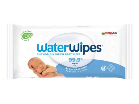 ALLERGY UK WATER WIPES Fruit Extract Baby Wipes 60pcs Fashion